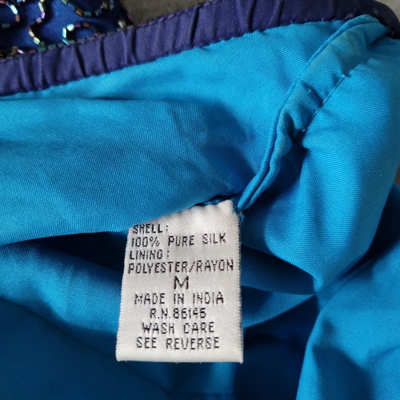 Stunning Vintage Andretta Donatella Gown Med - Picture 6 of 6